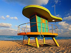 Lifeguard Station, South Beach, Miami, Florida